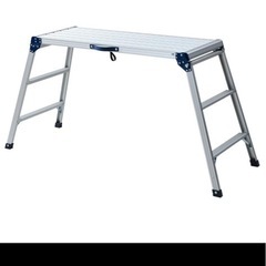 山善 洗車台 アルミ作業台 (高さ74cm/天板幅100cm×奥行30cm) KA-E100の画像