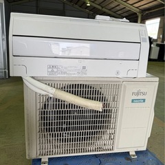 設置工事込み　6畳用エアコン　富士通　自動お掃除機能付きの画像