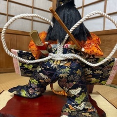 五月人形『豪勇』・ガラスケース入りの画像