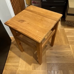 シンプル 木製スツール