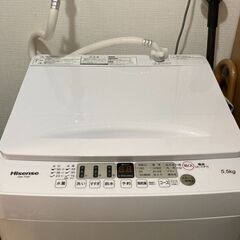 ハイセンス Hisense 全自動洗濯機 5.5kg HW-T55F