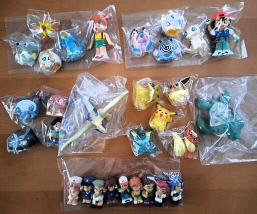 ポケモンキッズ　激レア！ 　まとめ売り　 15個 全部 クリアー 画像】ポケモンキッズDX・ポケモンアニメキッズ・キャラキッズ