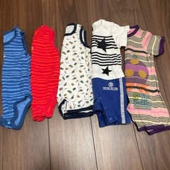 70〜80cm✳︎肌着と半袖カバーオール