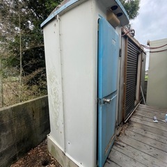 仮設トイレ中古　値段はお任せします。