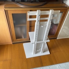 テレビスタンド 自立型 壁よせテレビスタンドの画像