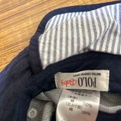 【均一セール】キッズ用　帽子　POLO BABY　サイズ48センチですの画像