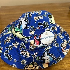 【均一セール】キッズ用　帽子　恐竜柄　サイズ52センチですの画像