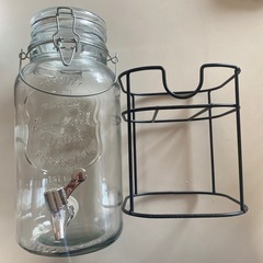 ガラス　ドリンクサーバー　