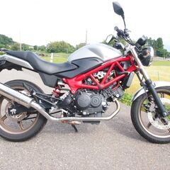 人気赤フレーム！！ホンダVTR250MORIWAKIフルエキFI車実働富山、石川、金沢の画像