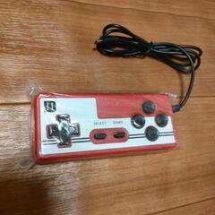 【新品】レトロゲーム機 黒 FCエミュレーター 2Pコン追加可能の画像