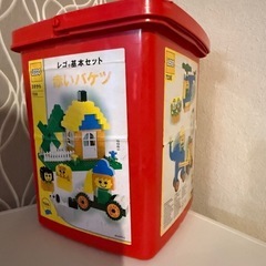 LEGO 赤いバケツ レゴ基本セット