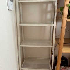 IKEA/イケア オープンシェルフ 4段タイプ シンプル ラック...
