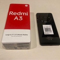 [美品] xiaomi Redmi A3 Star Blue SIMフリー4GB/128GBの画像