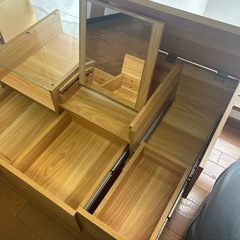 【受渡予定】LOWYA ドレッサーテーブル　ローテーブル の画像