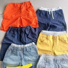 120cm ハーフパンツ  半ズボン 7点セットの画像