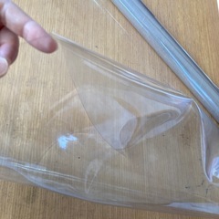 薄めビニール生地　100×50＋αの画像