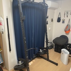 筋トレセット ハーフラック＋バーベル&プレートセット