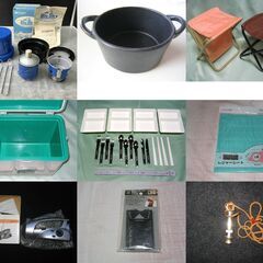 未使用多数！　アウトドア用品まとめて　ソロキャンプ
