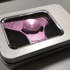 ハンドスピナー（パープル）ケース付き ②の画像