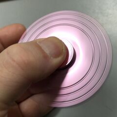 ハンドスピナー（パープル）ケース付き ②の画像