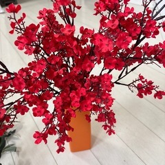すぐ飾れるおしゃれフェイクグリーンお花セットの画像