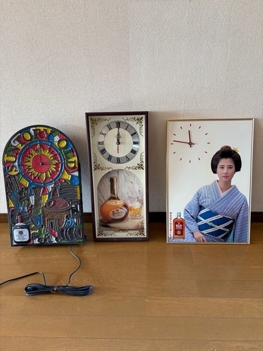 希少レトロサントリー時計