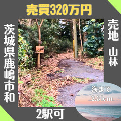【青塚海岸まで2.3㎞】茨城県鹿嶋市和_売地_320万円/210坪