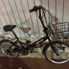 折り畳み自転車 20インチ ギア付き