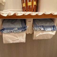 ハンドメイドトイレットペーパーホルダーカバー2組セットの画像