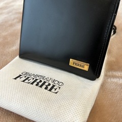 FERREジャンフランコフェレ小銭入れ定期入れ有二つ折り財布コン...