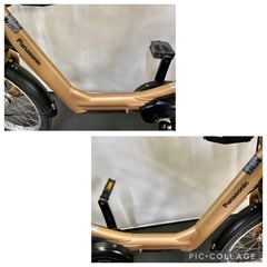 1年完全保証　新品部品多数　パナソニック　20インチ 電動アシスト自転車　g525の画像