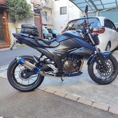 ジクサー250　メタルギアマフラー