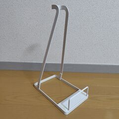山崎実業　スティッククリーナースタンド プレート　ホワイト