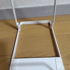 山崎実業　スティッククリーナースタンド プレート　ホワイトの画像