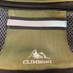 【アウトドア派必見】CLIMBING ボディバッグ 多機能 ウエストポーチの画像