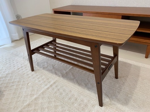 【未使用】カリモク60 リビングテーブル　国産品