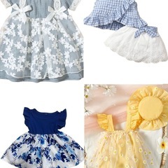 Temu ベビー服 70サイズ相当 女の子 8着セット