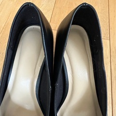 パンプス🥿黒　24㎝の画像