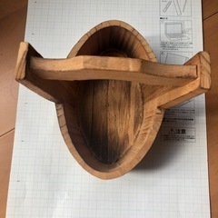オケ　桶　民芸品　工芸品　木製　手桶　小物入れ　雑貨の画像