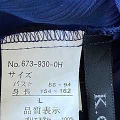 チュニック ネイビーの画像