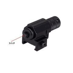 レーザーサイト 20mmレール対応 20mm レッド ドットサイト 赤 コンパクトタイプ 20mmレール レッドレーザー サバゲー サイト サバイバルゲーム カスタムパーツ エアガンカスタムパーツの画像