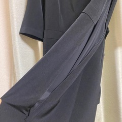 【未使用】SweetMommy  マタニティ授乳ワンピース　着脱可リボン付の画像