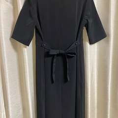 【未使用】SweetMommy  マタニティ授乳ワンピース　着脱可リボン付の画像