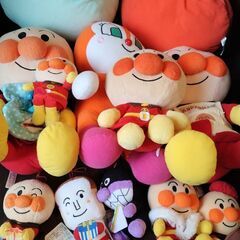 処分予定最終お値下げ　アンパンマン　ぬいぐるみの画像