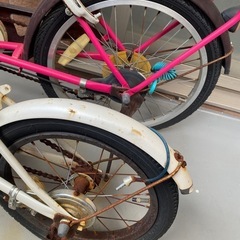自転車2台　サビありの画像
