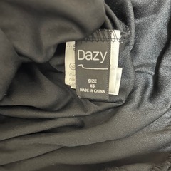 Dazy ブラック ティアードドレス XSの画像