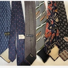 高級ネクタイセット　ハンガー付き　年代物の画像