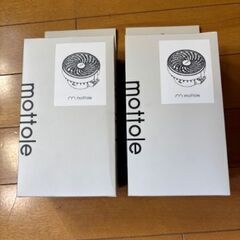 新品・未使用　mottole  ハンズフリー４way ミニファン　２個の画像