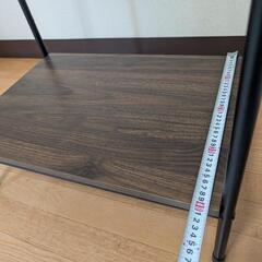 【シンプル収納】ハンガーラック 木製棚付き｜幅60×奥行40×高さ170cm｜衣類収納・玄関収納にの画像