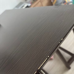 【お譲り】ニトリ　ロピア2 ダークブラウン　ダイニングテーブルの画像